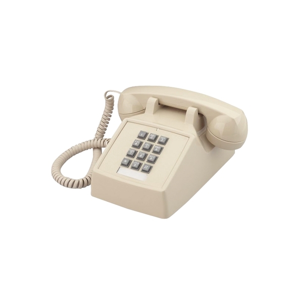 Cortelco 2500 DESK TELEPHONE, BELL RINGER & VOLUME CONTROL, BLACK 250000VBA20M